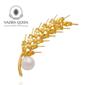 VQ Wheat Brooch
